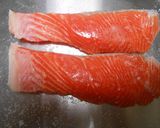 フライパンで鮭焼き・味ぽんおろし添え作り方2写真