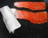 フライパンで鮭焼き・味ぽんおろし添え作り方8写真