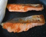 フライパンで鮭焼き・味ぽんおろし添え作り方9写真