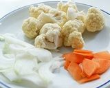 カリフラワーの豆乳シチュー作り方1写真