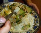 きゅうり大量消費！豚肉と豆腐でキムチ炒め作り方4写真