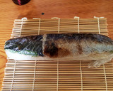 しめ鯖で骨抜き不要の焼き鯖寿司作り方7写真