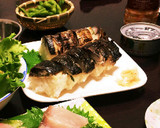 しめ鯖で骨抜き不要の焼き鯖寿司作り方9写真