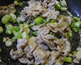 ★豚肉とタマゴとネギ炒め★作り方4写真