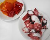 塩レモンで☆タコとパプリカのクミン炒め作り方2写真