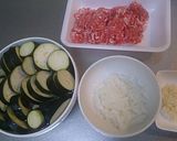 旨うま～♪とろけるナス＆ひき肉チーズ焼き作り方1写真