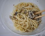 牡蠣オイル＆塩昆布で牡蠣クリームパスタ作り方5写真