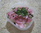 簡単！ハムと韓国海苔ののっけ丼☆作り方6写真