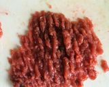 胡瓜と鶏笹身の梅肉和え。作り方4写真