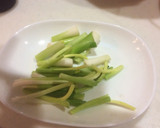 ごぼうとネギの豆板醤炒め作り方2写真