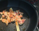 ごぼうとネギの豆板醤炒め作り方4写真