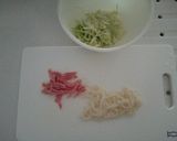 キャベツそうめんサラダ☆作り方1写真
