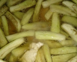 白だしで♪鶏肉と茄子の煮浸し☆そうめん作り方4写真