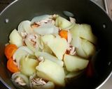白ダシで！生姜たっぷり肉じゃが♪作り方4写真