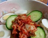 夏メニュー♡本場鶴橋焼肉屋風冷麺トースト作り方16写真