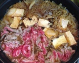 ◎簡単15分◎温玉のせ♪すき焼き風牛丼作り方5写真