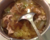 旨味たっぷり白菜と豚肉☆癒しの和風スープ作り方4写真
