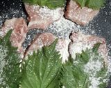 紫蘇風味の塩麹豚カツ作り方2写真