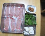 豚肉の梅しそ長いも巻作り方1写真