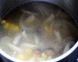 しめじとトウモロコシのスープ作り方4写真