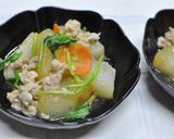 簡単◎旬の冬瓜と豚肉のほっとけ蒸し煮作り方6写真
