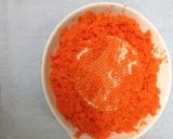 新感覚！人参おろしとしらすの炒め物作り方1写真