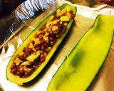 ズッキーニがお皿!なんでも乗っけ盛り作り方3写真
