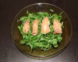 簡単材料３つスモークサーモンチーズロール作り方5写真