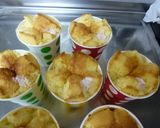 紙コップでシフォンケーキ in苺クリーム作り方12写真