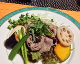 牛肉の冷しゃぶ☆夏野菜添え作り方7写真
