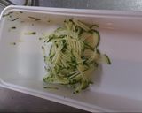 お弁当のおかず~ズッキーニの卵焼き作り方1写真