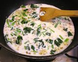 鶏肉とほうれん草の濃厚クリーム煮作り方7写真