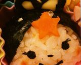 七夕 キャラ弁 おりひめとひこぼし☆作り方3写真
