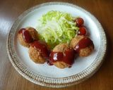 チーズ入りメンチカツ♪作り方6写真