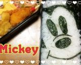 簡単！ミッキー☆キャラ弁・のり弁作り方4写真