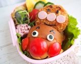 ロールパンでアンパンマン号サンド作り方4写真