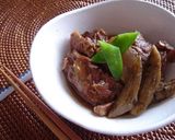 豚バラ軟骨と牛蒡の煮物。作り方7写真