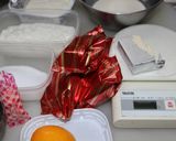熟した梅ジャムのレアクリームチーズケーキ作り方1写真