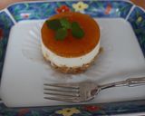 熟した梅ジャムのレアクリームチーズケーキ作り方11写真