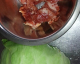 大量消費！簡単！レタス＆豚肉のピリ辛炒め作り方1写真