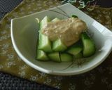 梅マヨわさびのタルタルソースde生野菜作り方3写真