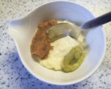 梅マヨわさびのタルタルソースde生野菜作り方1写真