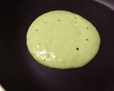 ハム＆チーズのほうれん草パンケーキサンド作り方5写真