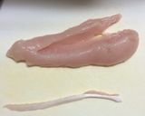 簡単！ 気持ちいい！ささみ 筋の取り方作り方2写真