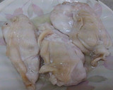 レンジで簡単、鶏とキュウリのゴママヨ和え作り方2写真