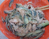 レンジで簡単、鶏とキュウリのゴママヨ和え作り方4写真