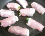 艶照り★オイスターソースde肉巻き野菜★作り方5写真