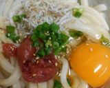 サッパリ♪梅しらす醤油うどん作り方2写真