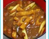 残りカレーでお揚げたっぷりカレーうどん♪作り方4写真