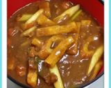 残りカレーでお揚げたっぷりカレーうどん♪作り方4写真